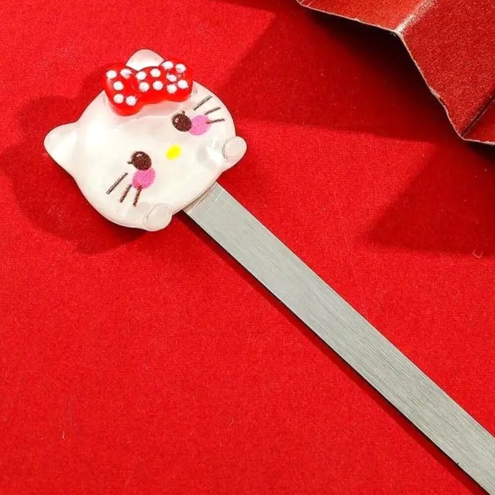 Bookmark Hello Kitty Charm Sanrio Metal Emo Scene Reading Book School Office Fun